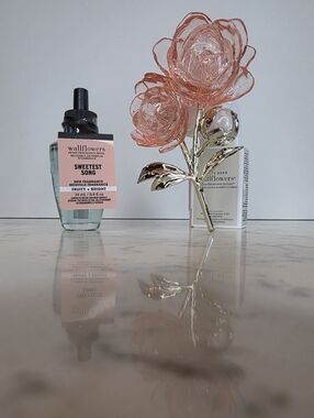 Bath And Body Works Wall Flower Rose Plus Sweetest Song Refill